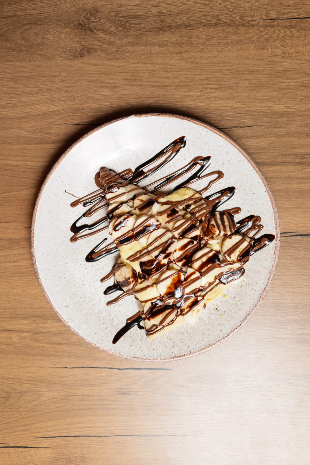 Süße Palatschinke als Dessert im Uno Momento